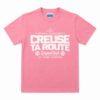 t-shirt enfant rose - creuse ta route - eshop mode identité creuse
