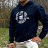 Pull noir adulte logo - Creuse ta Route - look Creuse