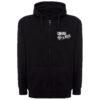 gilet capuche adulte noir - creuse ta route - eshop mode identité creuse