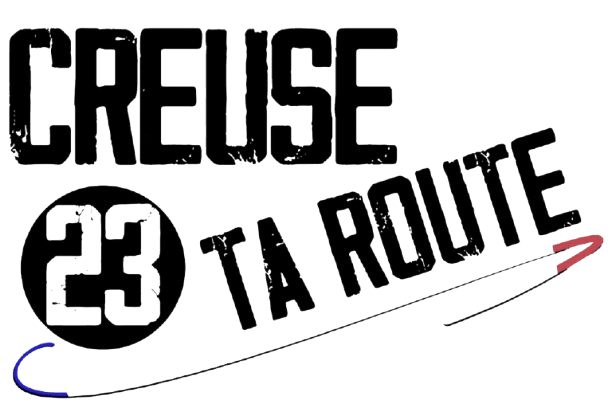 Logo Creuse ta Route - marque textile vêtements mixtes et accessoires pour enfants et adultes inspirés de la Creuse