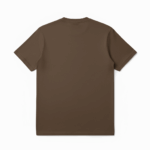 Photo t-shirt marron de dos t-shirt marron, col rond, coupe droite, endroit, mixte, coton, – vêtement confortable pour adulte, disponible sur l’e-shop Creuse ta Route