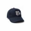casquette adulte, coloris bleu, visière courbée, taille réglable, modèle mixte, logo Creuse ta Route brodé, accessoire confortable et léger, disponible sur l’e-shop Creuse ta Route