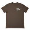 tshirt_marron_hd t-shirt marron, col rond, coupe droite, endroit, mixte, coton, – vêtement confortable pour adulte, disponible sur l’e-shop Creuse ta Route
