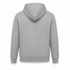 Sweat à capuche gris chiné mixte Creuse ta Route – coupe droite, logo sérigraphié, coton certifié OEKO-TEX®, vêtement confortable et durable pour adulte - envers