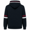 pull capuche adulte bleu marine rayé - creuse ta route - eshop mode identité creuse