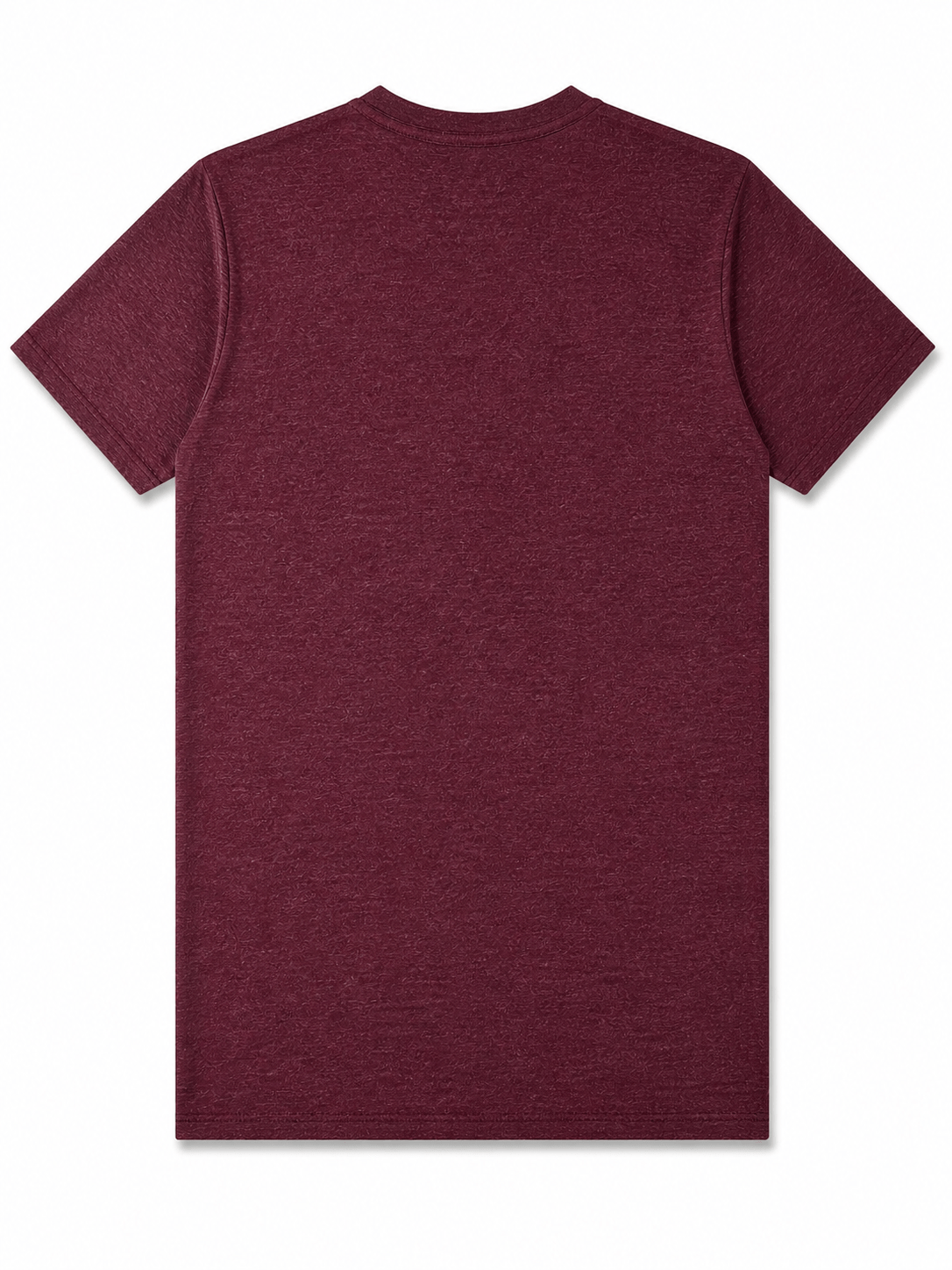 t-shirt bordeaux, col rond, coupe droite, envers, mixte, coton certifié OEKO-TEX®, – vêtement confortable pour adulte, disponible sur l’e-shop Creuse ta Route